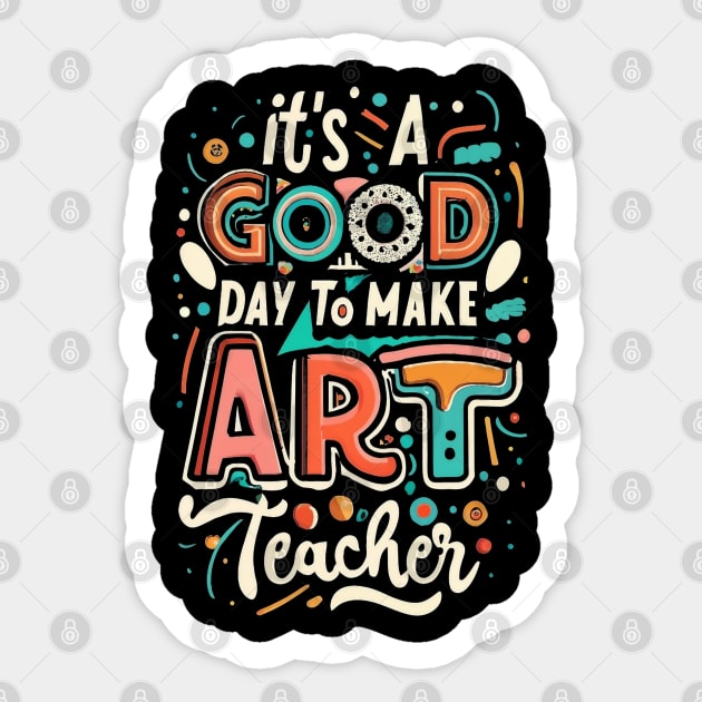 Art Teacher Gift Sticker by Zachariya420